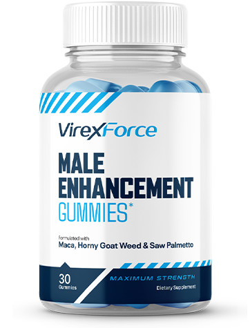 Bottle of VirexForce Male Enhancement Gummies, 30 count